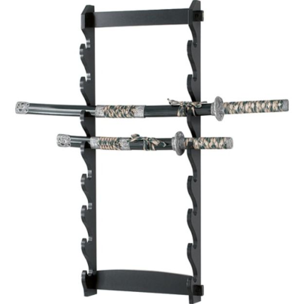 8 PC Wall Mount Sword Display Rack